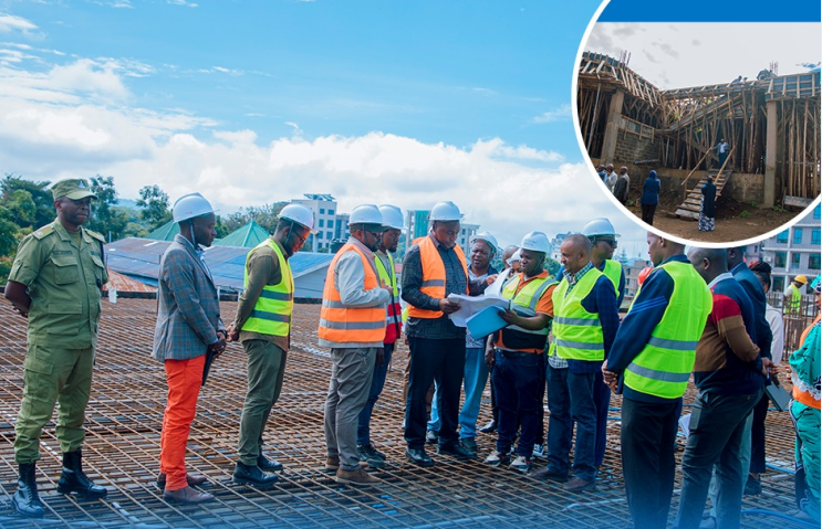 KATIBU TAWALA MKOA WA ARUSHA, DKT. TOBA A. NGUVILA, AMETEMBELEA NA KUKAGUA MAENDELEO YA UJENZI WA MRADI WA UKUMBI WA JIJI LA ARUSHA