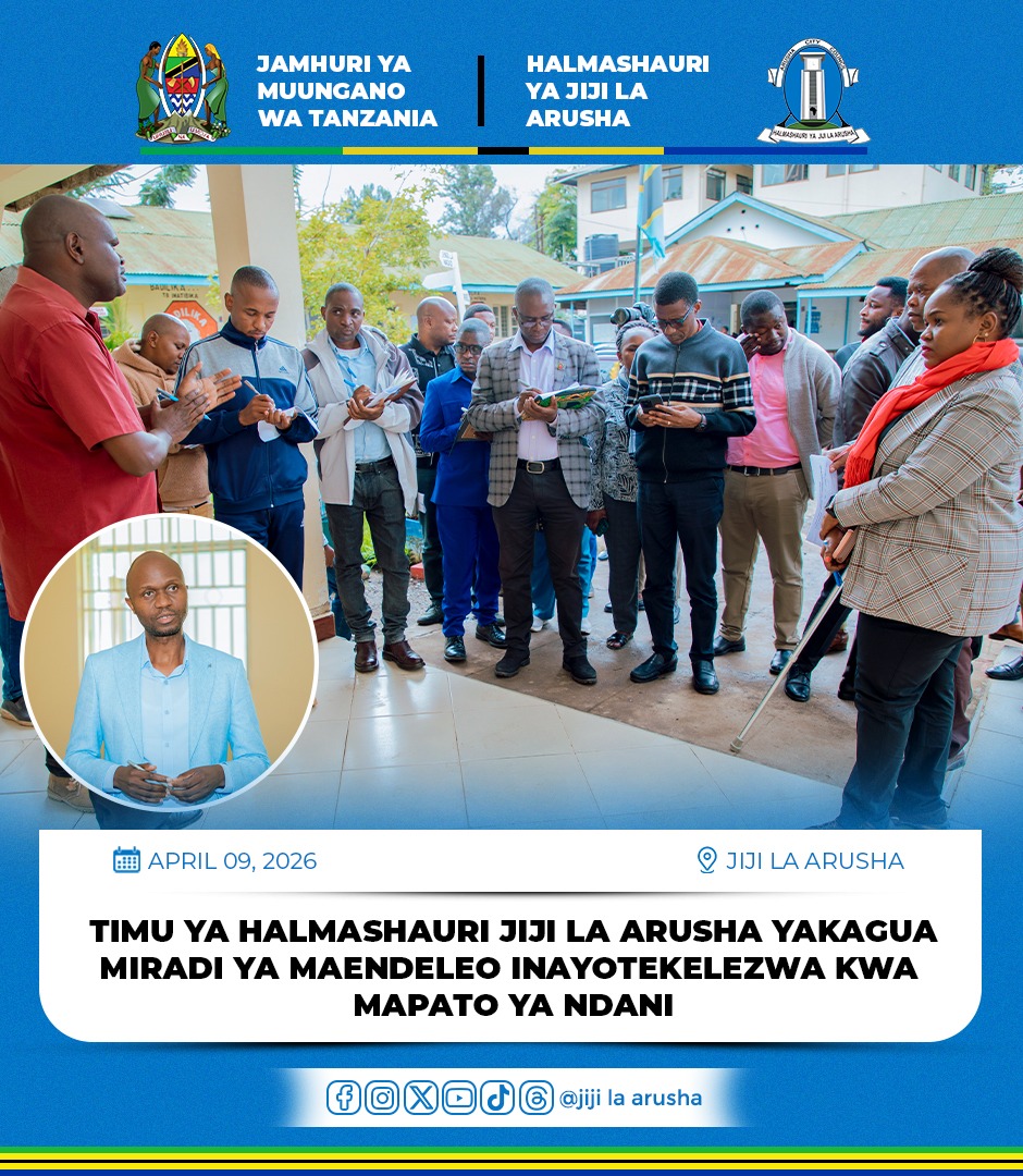 TIMU YA HALMASHAURI YA JIJI LA ARUSHA YAKAGUA MIRADI YA MAENDELEO INAYOTEKELEZWA KWA MAPATO YA NDANI